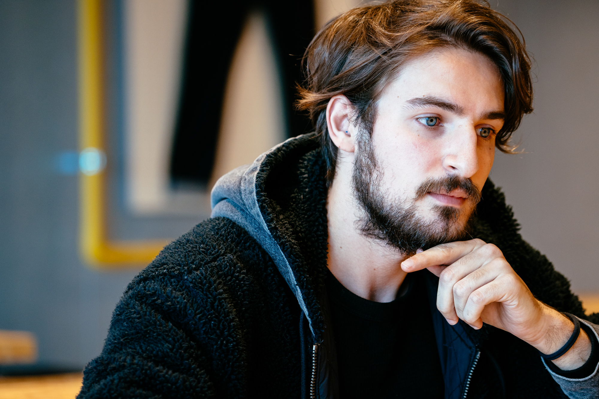 Peppe solemnly thinking